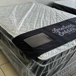 Full pillow Top Mattress And Boxspring