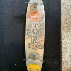 Original Stacy Peralta Gordon & Smith Warptail Skateboard Signed By Larry Gordon 