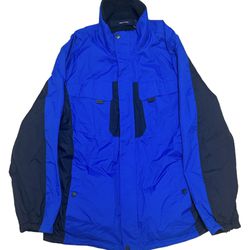 Nautica Vintage Men’s NWT Reversible NX2000 Blue Black Insulated Jacket Size XXL