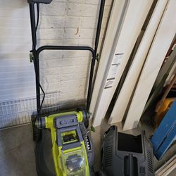 REDUCED - Lawn Mower (CORDLESS) Battery Operated - Includes Two (2) Batteries and a Charger