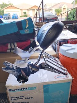 04 road king passenger backrest and luggage rack