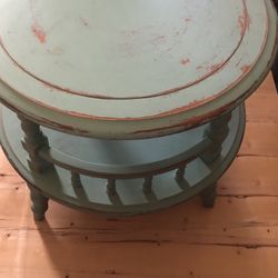 Wooden distressed coffee table