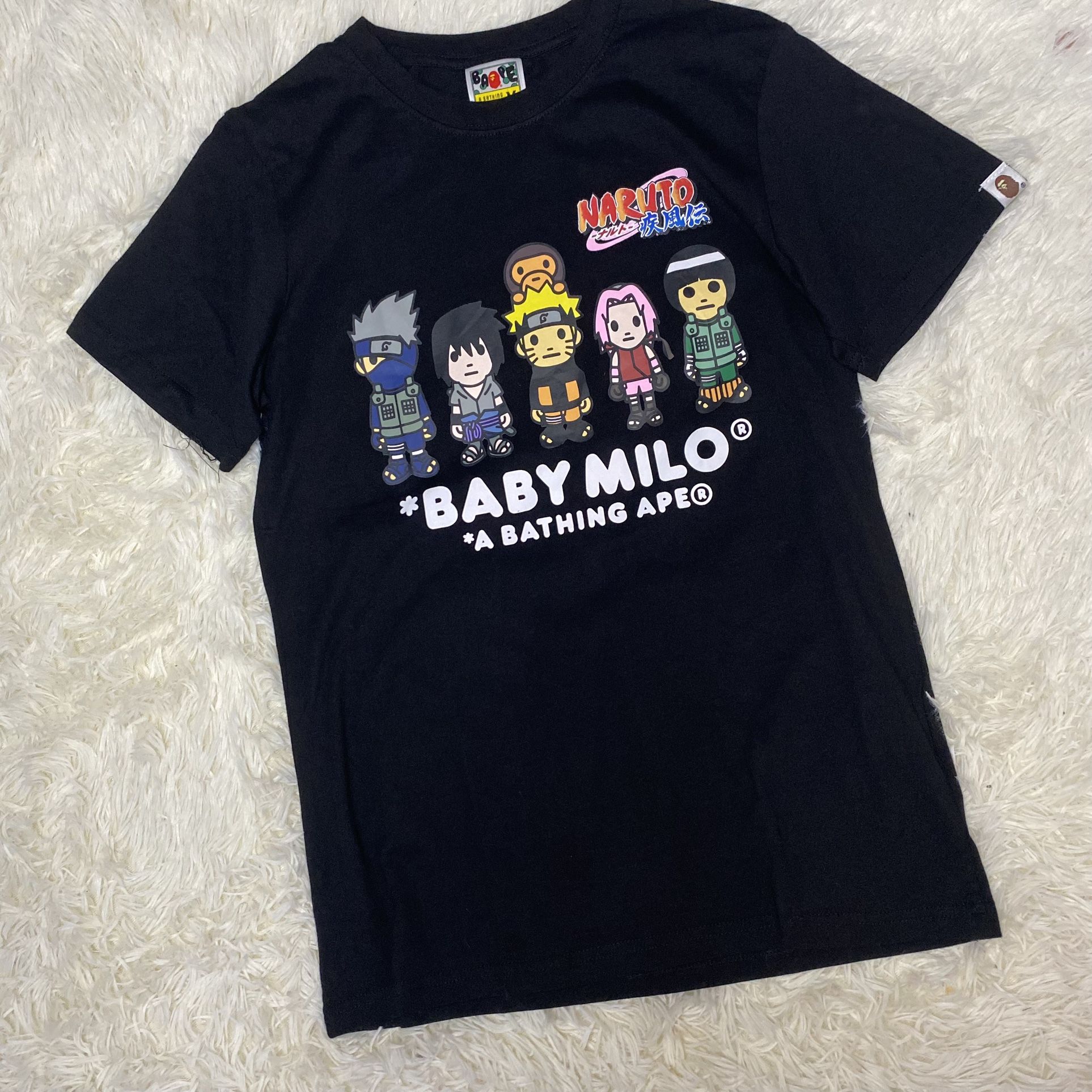BAPE X Baby Milo X Naruto Shirt