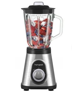 Homgeek 1500ML Ultimate Glass Countertop Blender
