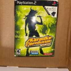 PS2 Karaoke Revolution Party (NO DISC)