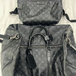 Louis Vuitton Set Backpack and Duffle Bag