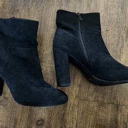 Bamboo Black Booties
