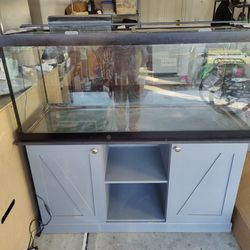 75 Gallon Fish Tank And Stand W/Accessories 