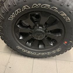OE Power Wagon wheels and tires