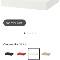 (2) IKEA Lack White Shelves *READ DESCRPTION*