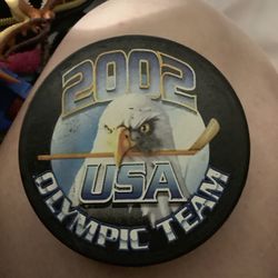 2002 Olympic Hockey Puck