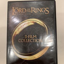 Lord of The Rings 3 Film DVD Collection