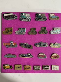 Soviet Russian Set of 23 Vintage Badges Cars USSR 1(contact info removed)s