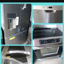 Stainless Steel Appliance Set