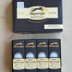 One Dozen Slazenger Raw Distance Titanium Core Raw Distance Golf Balls