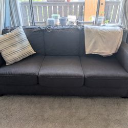 Three Seat Grey Couch