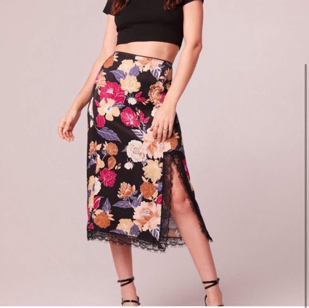 New Band Of The Free Floral Skirt