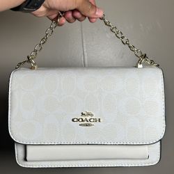 White Coach Bag New 