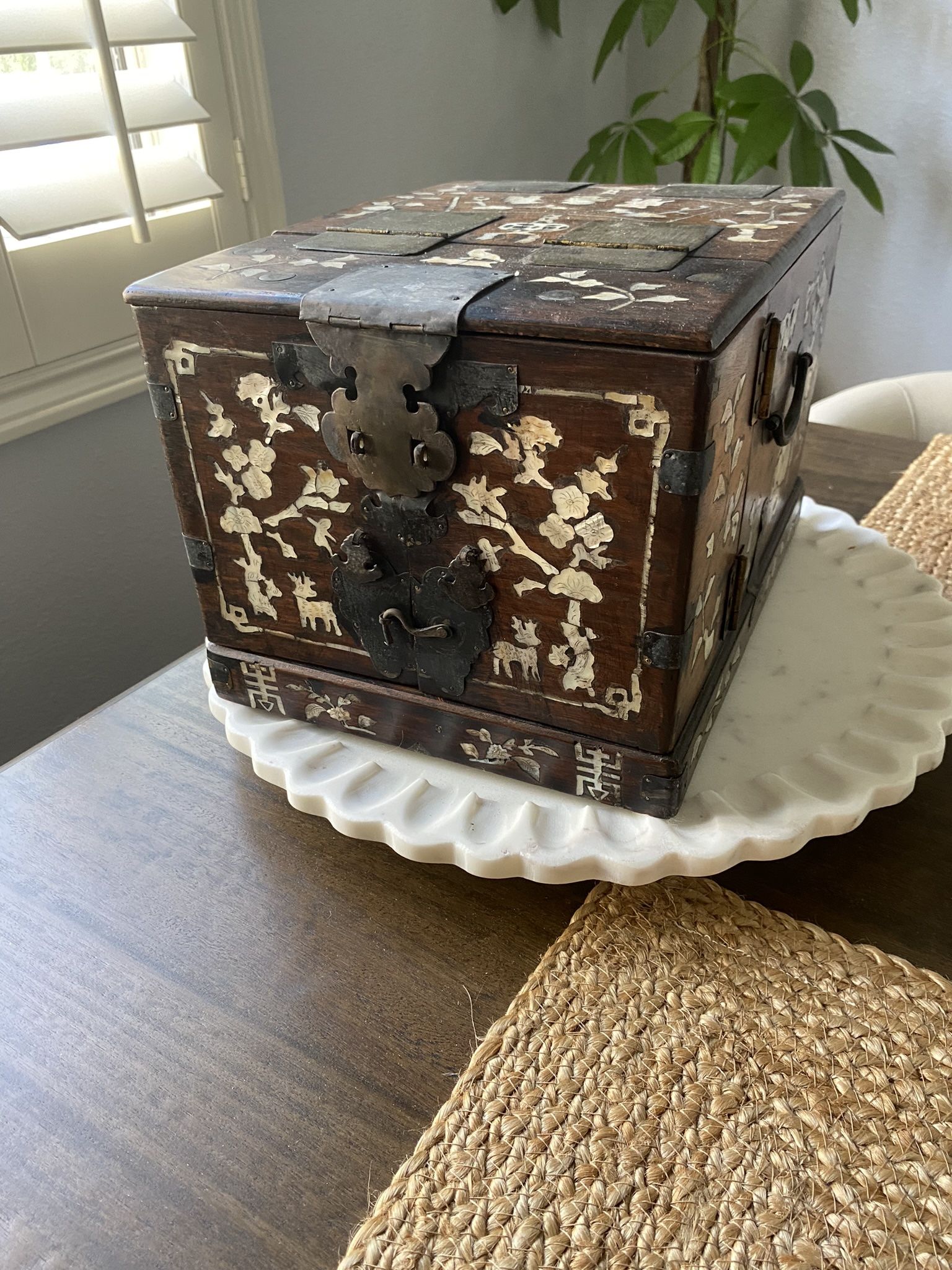 Vintage Handmade Jewelry Box