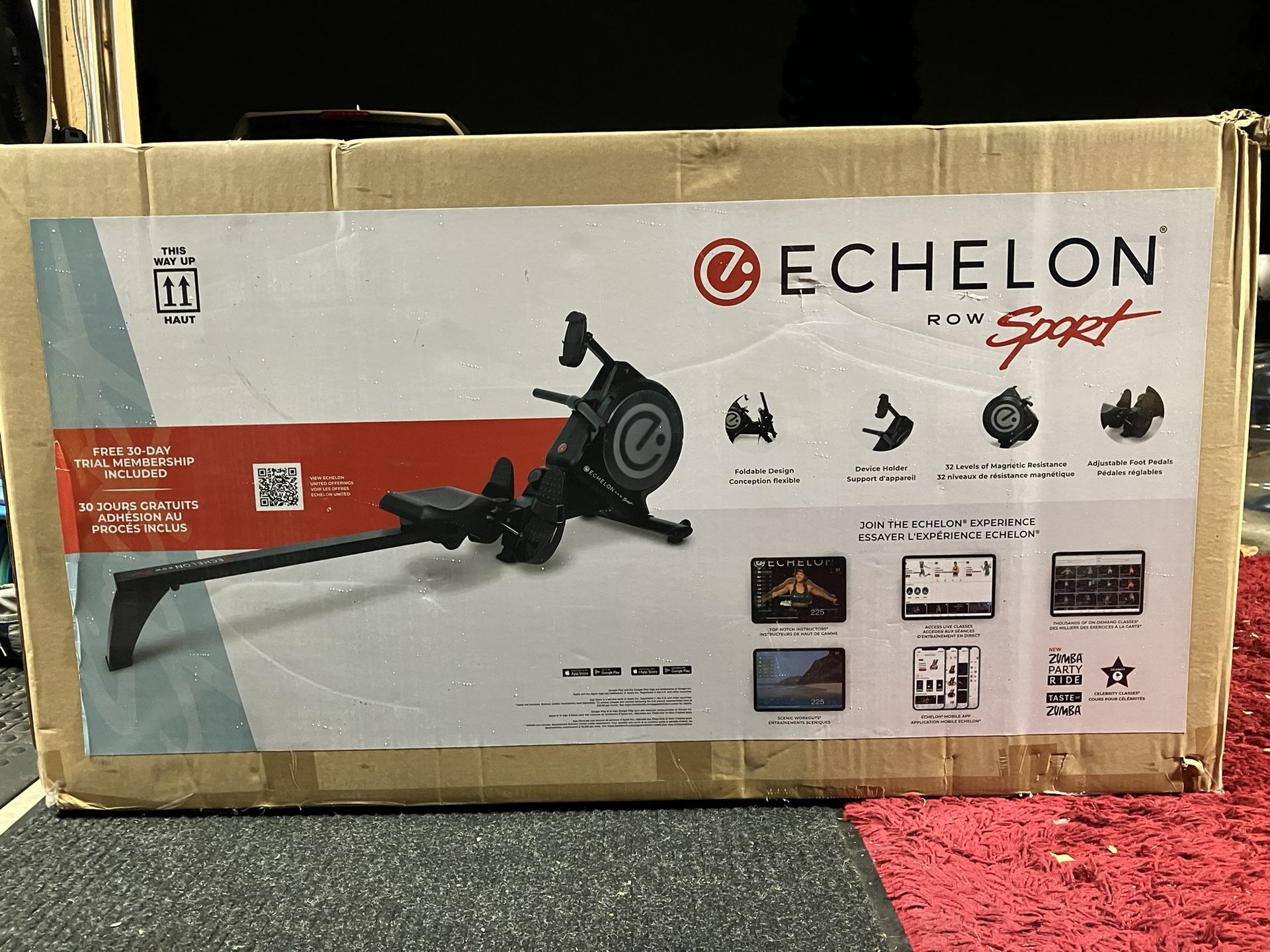 Brand New Echelon Sport Exercise Rower