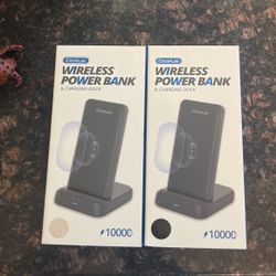 Wireless Power Bank & Charging  Bank