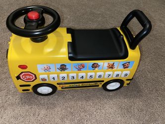CocoMelon Ride On Alphabet And Numbers Bus