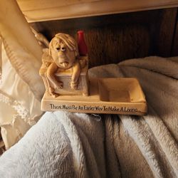 Vintage "THERE MUST BE AN EASIER WAY TO MAKE A LIVING" FIGURINE