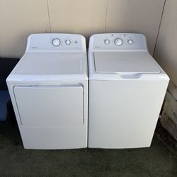 Washer And Dryer Set Hotpoint Ge High Efficiency Both Works Great