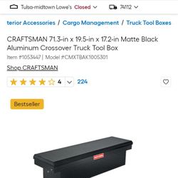 Craftsman Diamond Plate Toolbox