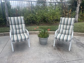 2 Chairs With Cushions