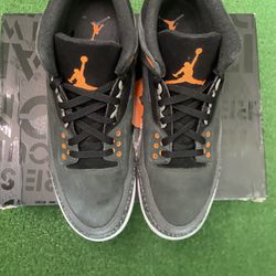 Air Jordan Retro 3 Fear Size 13 In Great Condition With Shoe Box. 