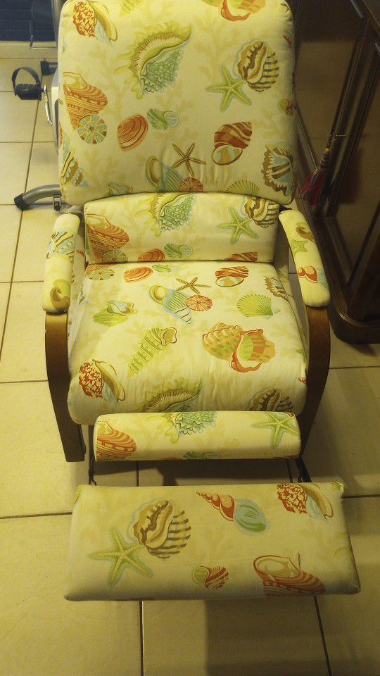 Ocean Beach Theme Recliner Chair