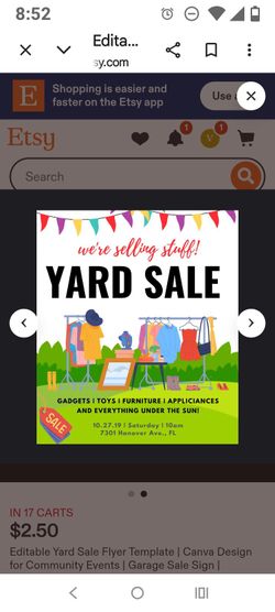 All items listed will be on sale and display Saturday  June 13
