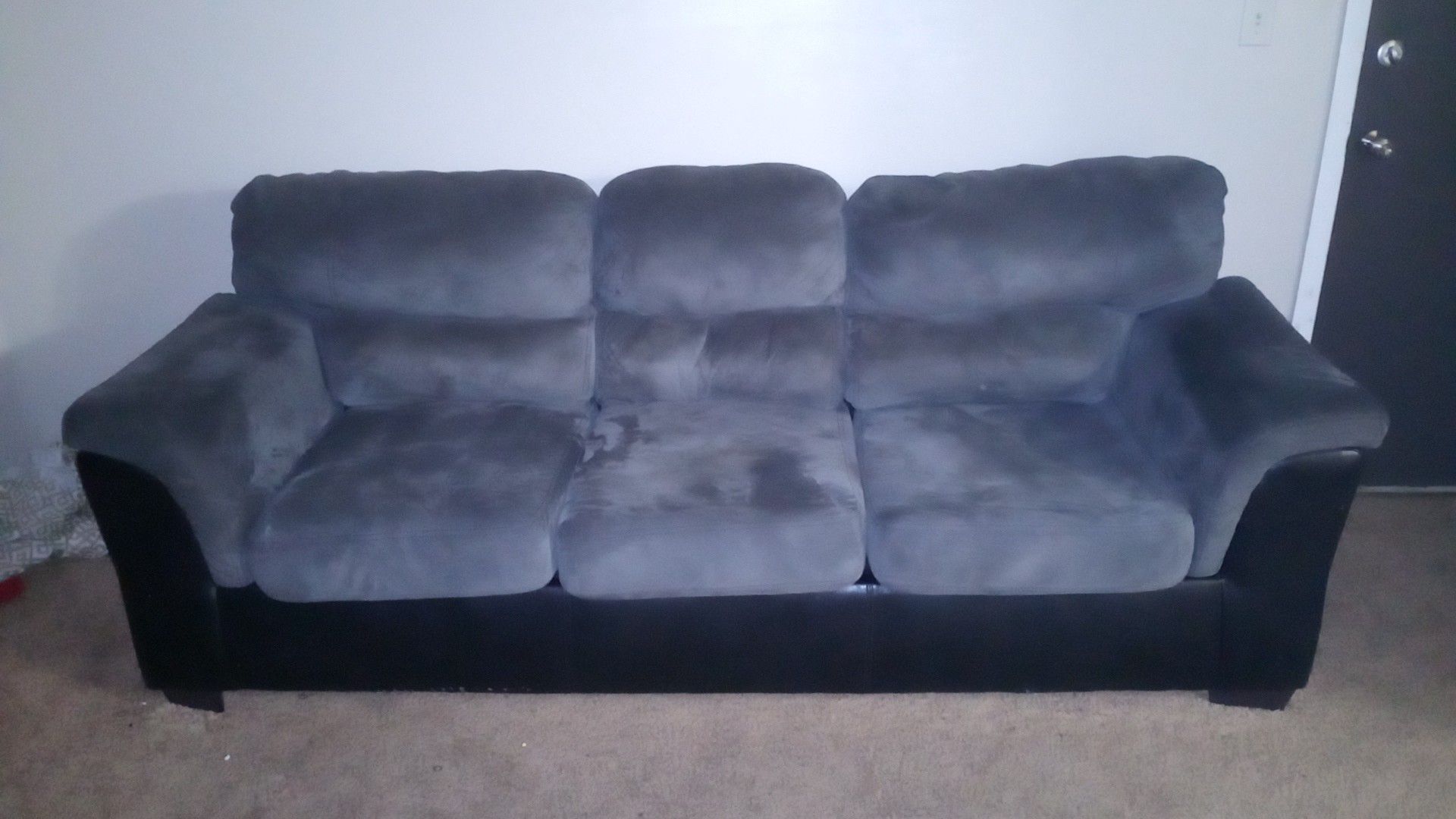 Love seat and couch
