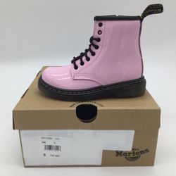 Dr. Martens 1460 Side Zip Boots 2 Pale Pink Size 8C Toddler Kid's