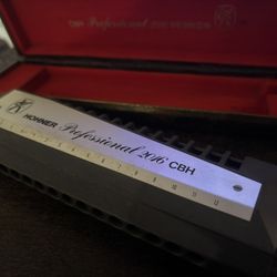 Hohner Professional 2016 CBH Chromatic Harmonica - Original Case. 1C1