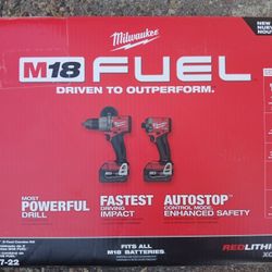 Milwaukee M18 Fuel 2 Tool Combo Kit 