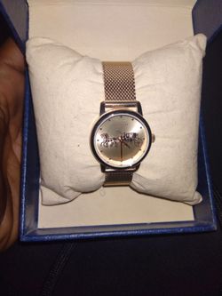 Women's Rose gold Coach watch