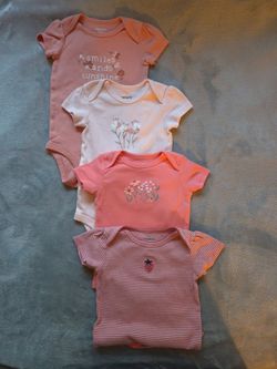 Baby girl, Onesies, Size 6 months