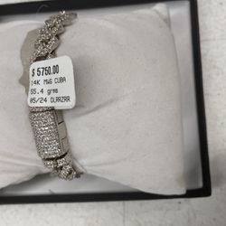 Diamond Cuban Link Bracelet 
