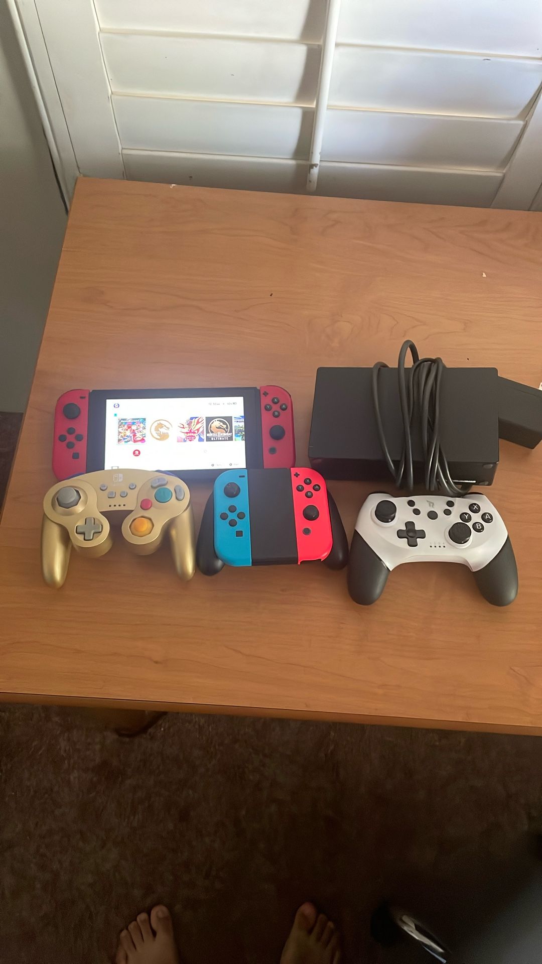 Nintendo Switch With Games- Great Condition