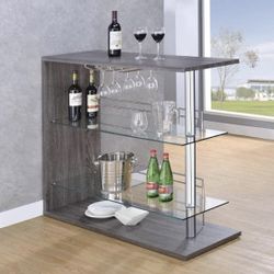 Weathered Grey Bar Unit Side