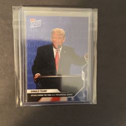 Donald Trump 2020 Presidential Debate Topps Now #9