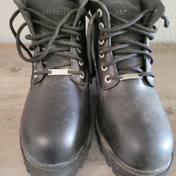 Sketchers Work Boots Steel Toed Shoes Size 12