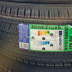 265 60 18 Set Of New Tires 