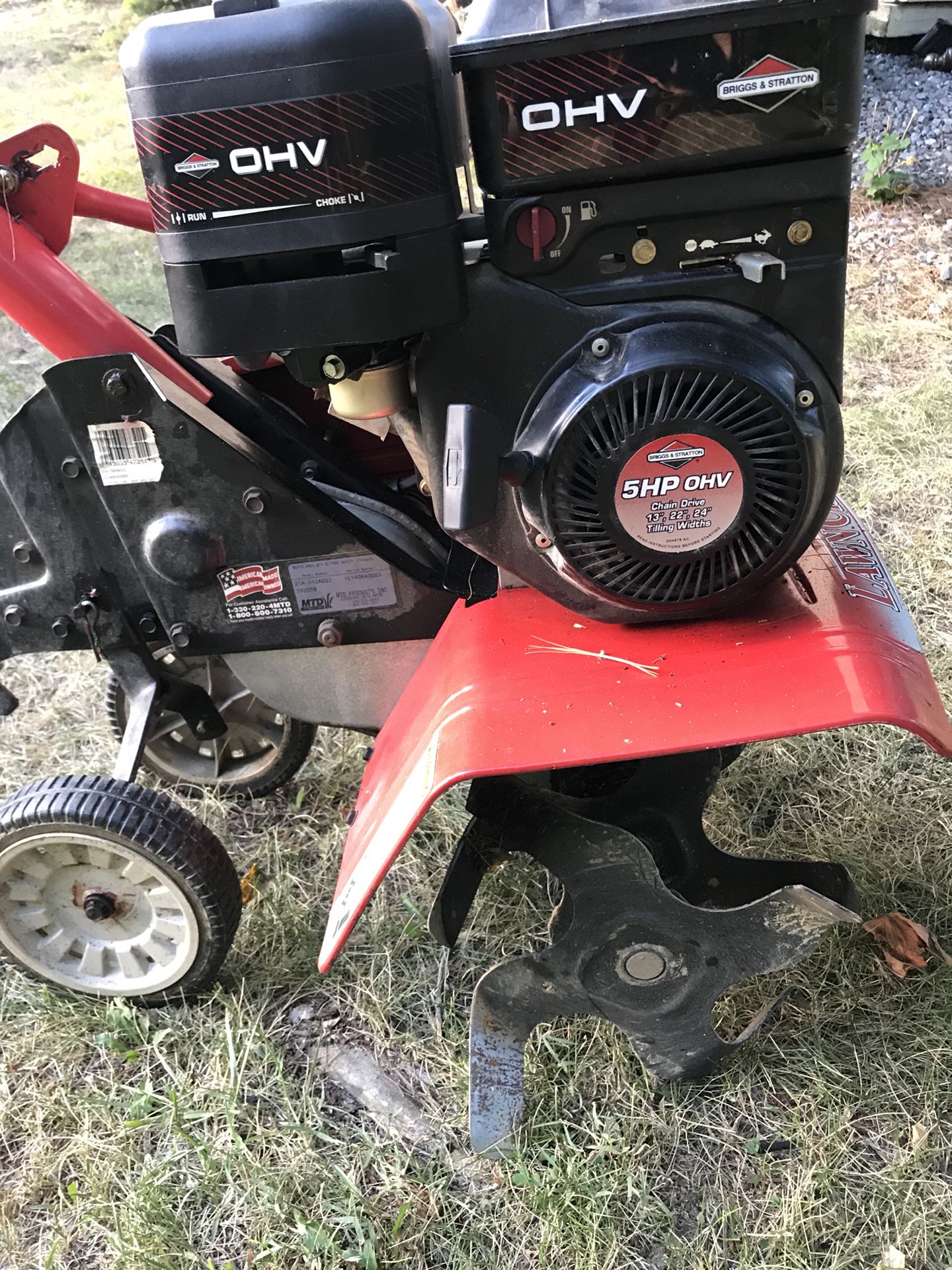 Tiller Lawn Chief 5 hp for Sale in Carlisle, PA - OfferUp
