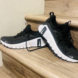 Men’s Size 11 Nike Free Metcon 6 Gym Training Shoe Black Fj7127-001