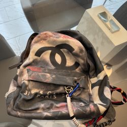 Chanel Graffiti Backpack
