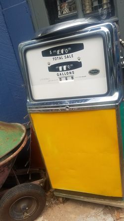 Older gas pump
