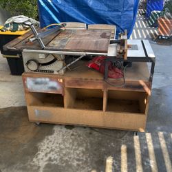 Craftsman Planer With Cabinet
